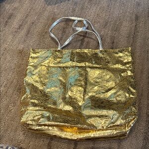 Carlos Falchi Vegan Python Tote Bag